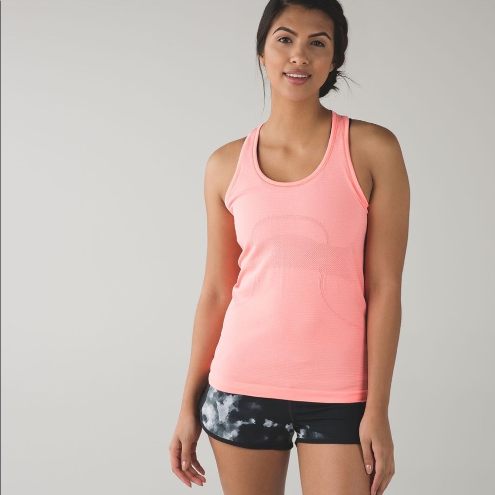 Lululemon swiftly tech racerback light coral